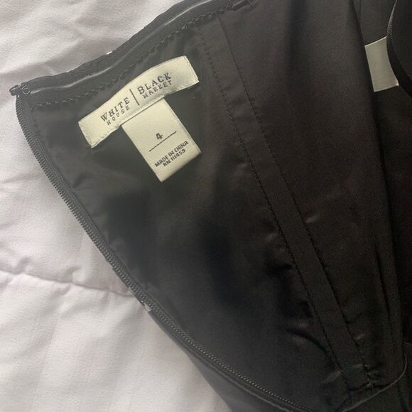 WHBM 💯 Pure Silk Gorgeous Dress Size 4 - Picture 4 of 8